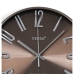Ρολόι Τοίχου Versa Ασημί Πλαστική ύλη Χαλαζίας 4,3 x 30 x 30 cm