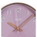 Horloge Murale Versa Rose Plastique Quartz 4,3 x 30 x 30 cm