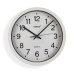 Nástenné hodiny Versa Biela Plastické Kremeň 4,3 x 30 x 30 cm