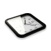 Nástenné hodiny Versa Čierna Plastické Kremeň 3,5 x 28,5 x 29,5 cm