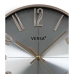 Nástenné hodiny Versa Striebristý Plastické Kremeň 4,3 x 30 x 30 cm