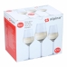 Set of wine glasses Alpina Transparant 370 ml (6 Stuks)