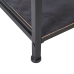 Hall Table with 2 Drawers BRICK Brown Black Iron 75,5 x 38 x 85 cm