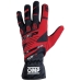 Karting Gloves OMP KS-3 Piros/Fekete XXS
