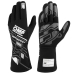 Men's Driving Gloves OMP SPORT Černá/bílá S