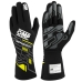 Men's Driving Gloves OMP SPORT Černý/Žlutý M