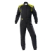 Racer jumpsuit OMP FIRST-S Sort/Gul 50