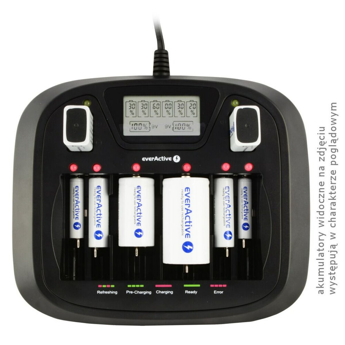 Batterilader EverActive NC-900U