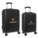 Set of suitcases F.C. Barcelona + mediano 24 Trolley Black 40 x 63 x 26 cm (2 Pieces)