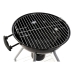 Faszenes Barbecue Sütő Tetővel és Kerekekkel DKD Home Decor Fekete Fém Műanyag Négyszögletes 52,4 x 59 x 91,6 cm