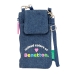 Peňaženka Benetton Denim Taštička na mobil Modrá