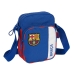 Τσάντα Ώμου F.C. Barcelona Μπλε Μπορντό 16 x 22 x 6 cm