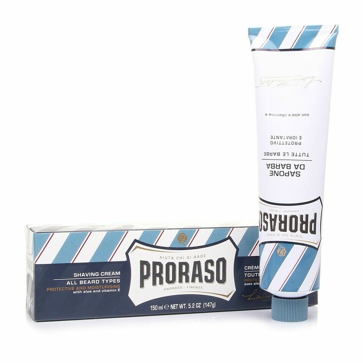 Scheercrème Proraso Blue E 150 ml