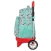 Skoleryggsekk med Hjul Hello Kitty Sea lovers Turkis 33 X 45 X 22 cm