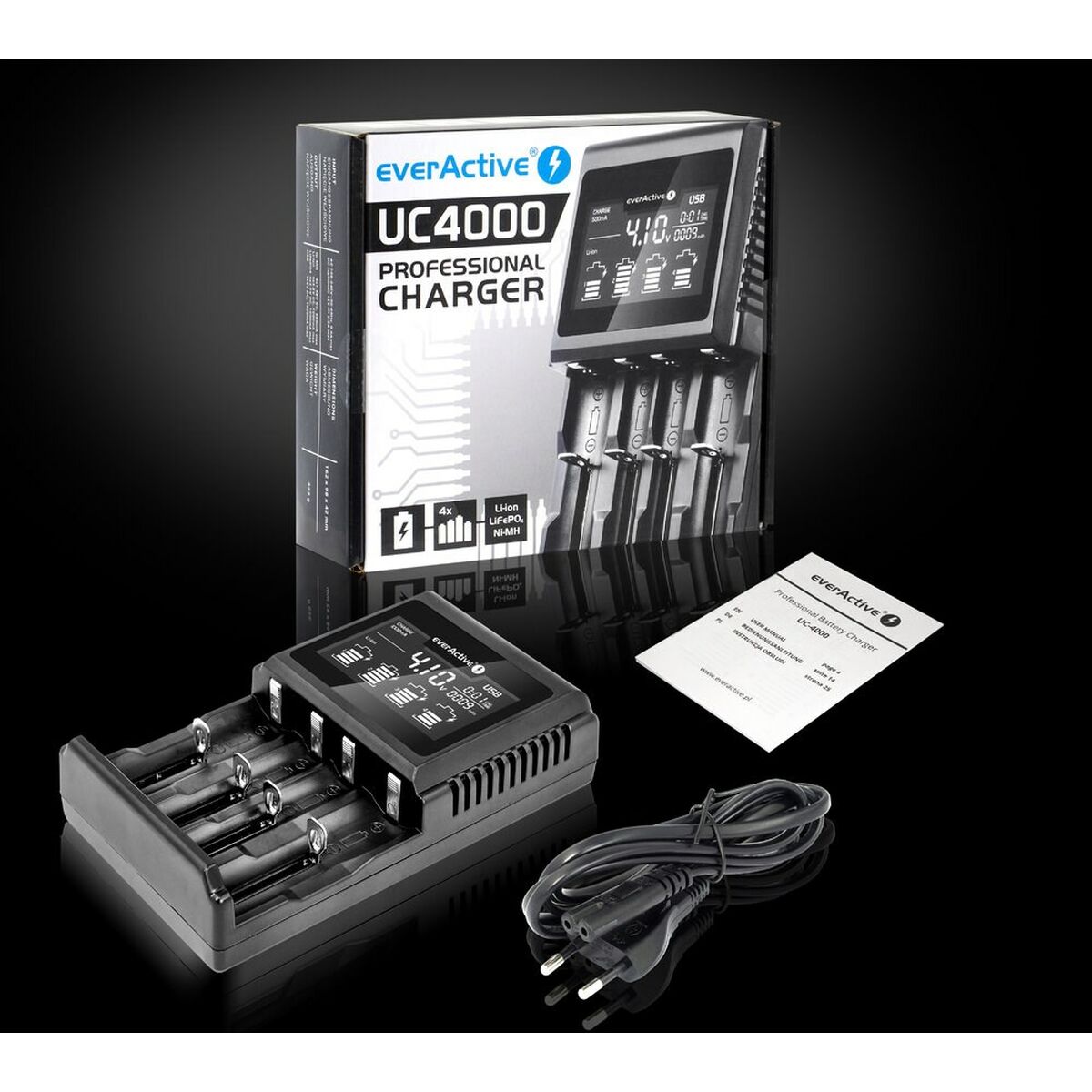 Batteriladdare EverActive UC-4000