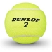 Teniso kamuoliai D TB CLUB AC 3 PET Dunlop 601334 3 Dalys (Natūralus kaučiukas)