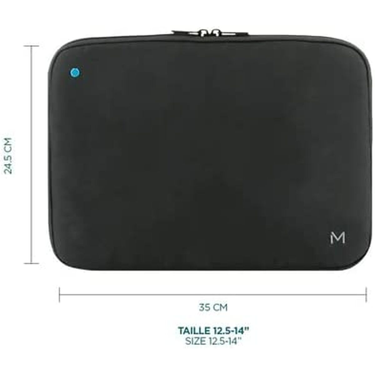 Laptoptas Mobilis 003065 Zwart 14"