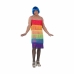 Obleka Rainbow My Other Me Ena velikost