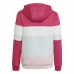 Kapucnis pulóver lányoknak Adidas Colorblock