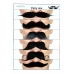 Fake moustache set My Other Me One size Black 6 Pieces