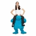 Kostyme voksne My Other Me Cookie Monster Ride-On En størrelse