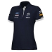 Short Sleeve Polo Shirt Sparco S013007MSBM1S Navy Blue Lady S