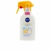 Spray z filtrem do opalania dla dzieci Nivea Sun Kids Sensitive SPF 50+ 270 ml