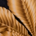 Polštářek Černý Zlatá Polyester 45 x 45 cm