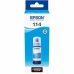 Inkt voor cartridge navulverpakking Epson Ecotank 114 70 ml