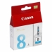 Αυθεντικό Φυσίγγιο μελάνης Canon 	CLI-8 Κυανό