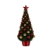 Vianočný stromček 21,5 x 51 x 21,5 cm Rdeča Zlat Zelena Plastika polipropilen