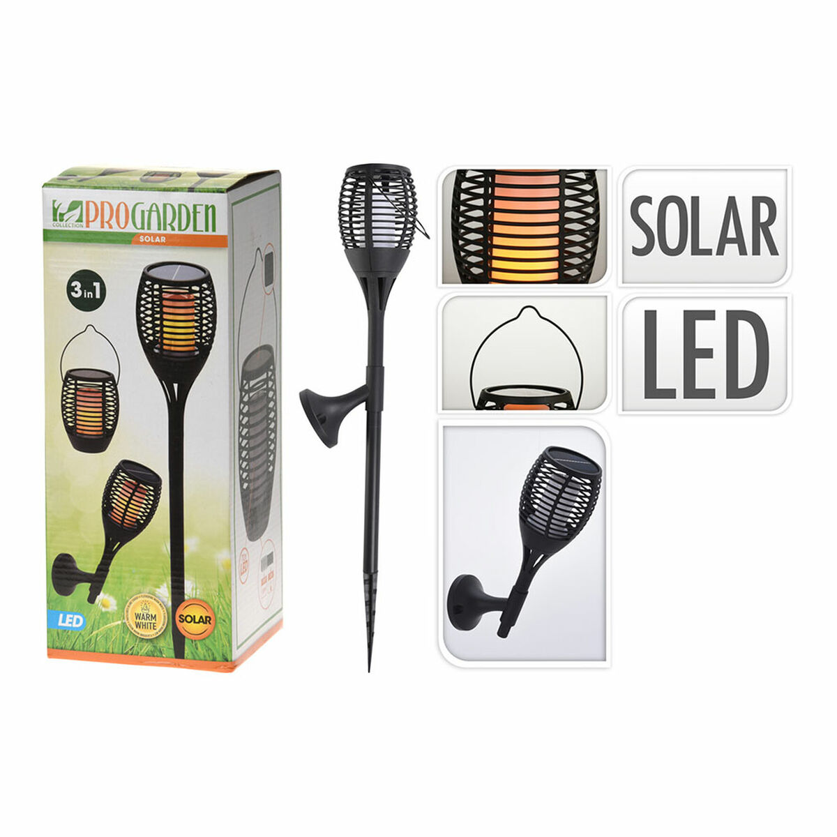Solcelle-havelys LED Solar Til flere positioner