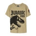 Barn T-shirt med kortärm Jurassic Park Brun