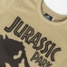 Barn T-shirt med kortärm Jurassic Park Brun