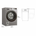 Tvättmaskin LG F4WR5009A6M 60 cm 1400 rpm 9 kg