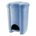 Balde de Lixo com Pedal Tontarelli Plástico Azul