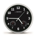Horloge Murale Esperanza EHC016K Noir verre Plastique 25 cm