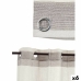 Curtain White Grey 140 x 0,1 x 260 cm (6 Units)