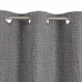 Rideau Gris Polyester 100 % coton 140 x 260 cm