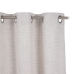 Cortina Bege Poliéster Prata 100 % algodão 140 x 260 cm