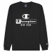 Heren-T-Shirt met Lange Mouwen Champion Legacy Graphic New York Zwart