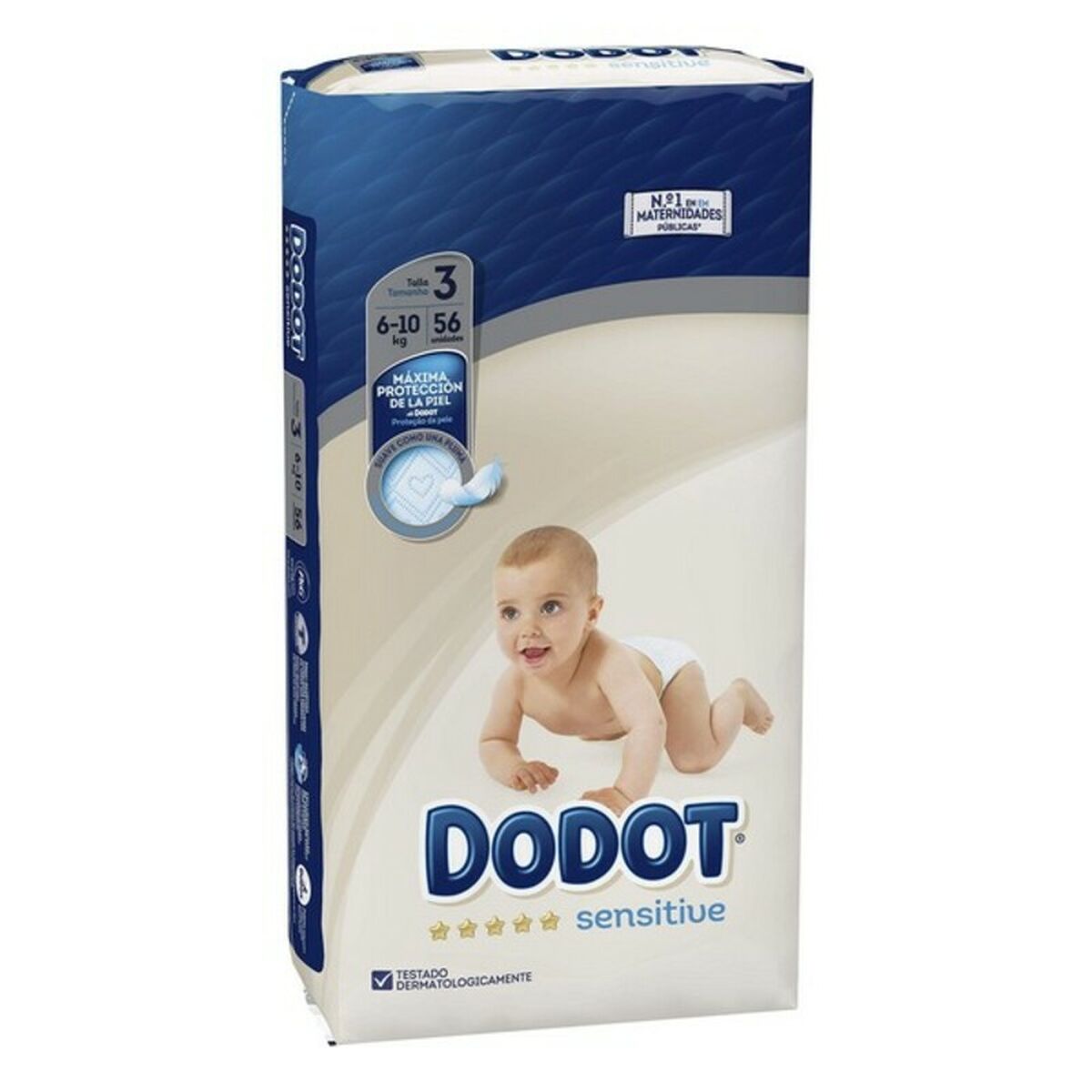 Engangsbleier Sensitive Dodot Dodot Sensitive (56 uds)