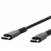 USB-C-kabel Mobilis 001342 Zwart 1 m (1 Stuks)