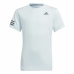 Παιδικό Μπλούζα με Κοντό Μανίκι Adidas Club Tennis 3 bandas Λευκό
