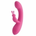 Δονητής – λαγός S Pleasures Ροζ Λιλά (18,7 x 3,5 cm)