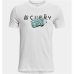Kortærmet T-shirt til Børn Under Armour Curry Trolly Hvid