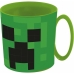 Mug Minecraft Creeper Green 350 ml polypropylene