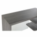 Pisaći stol DKD Home Decor Kristal Siva Providan MDF Kaljeno staklo (120 x 50 x 76 cm)