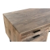 Skrivebord DKD Home Decor Svart Naturell Metall Treverk av mangotre 150 x 60 x 85 cm