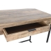 Pisaći stol DKD Home Decor Crna Prirodno Metal Drvo Manga 150 x 60 x 85 cm
